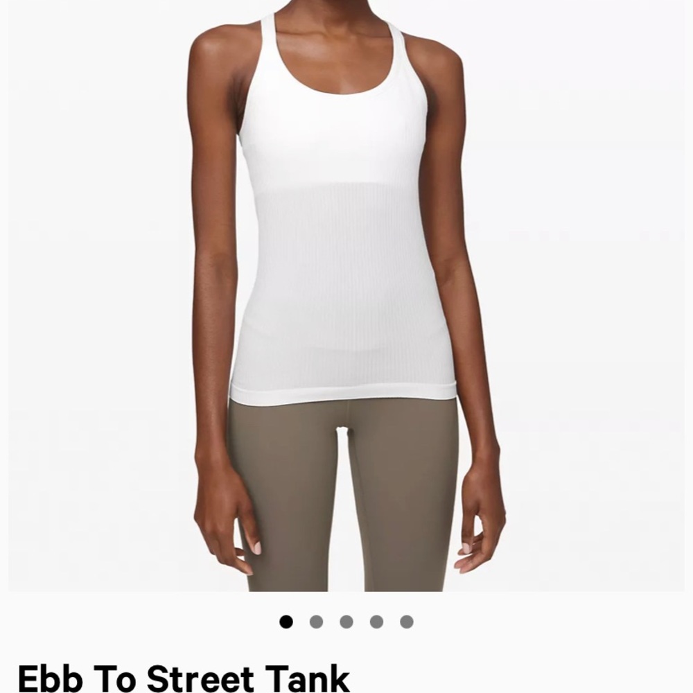 Lululemon size 10 tank with bra